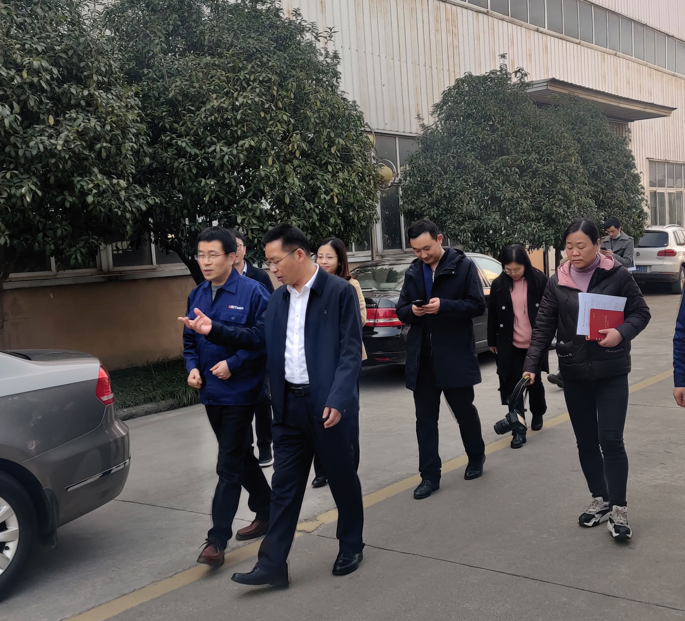 市政府副市長董紅明一行調(diào)研指導