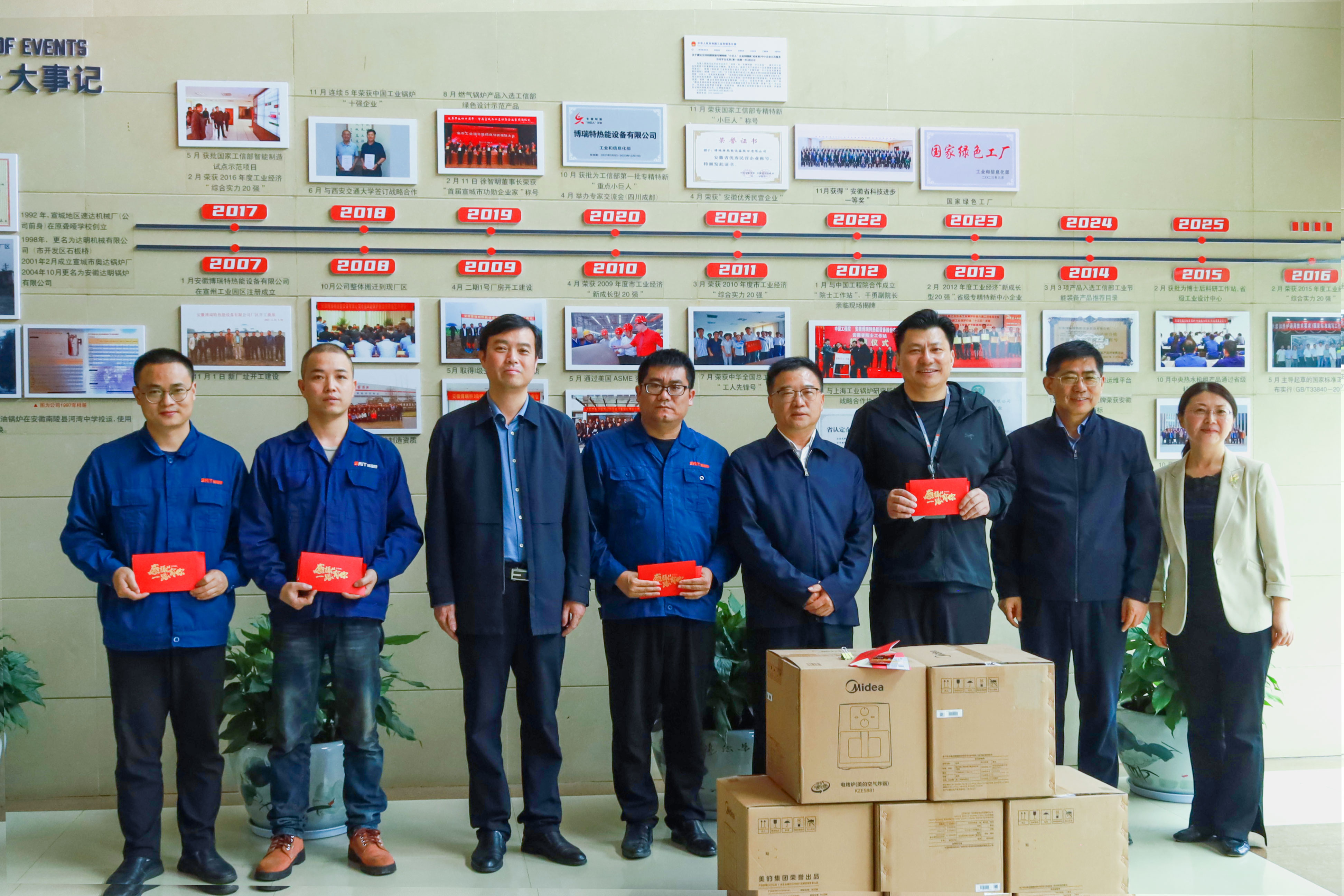 市、區(qū)總工會慰問公司勞模工匠